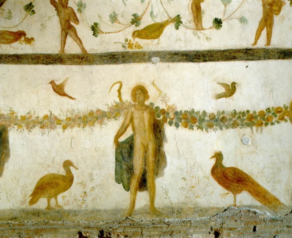 Geni affreschi celio roma